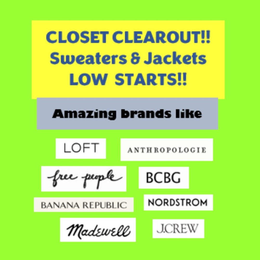 Pop-up SHARE Show!  Always open to offers!  Help me clear my clothes out! - Picture 2 of 3